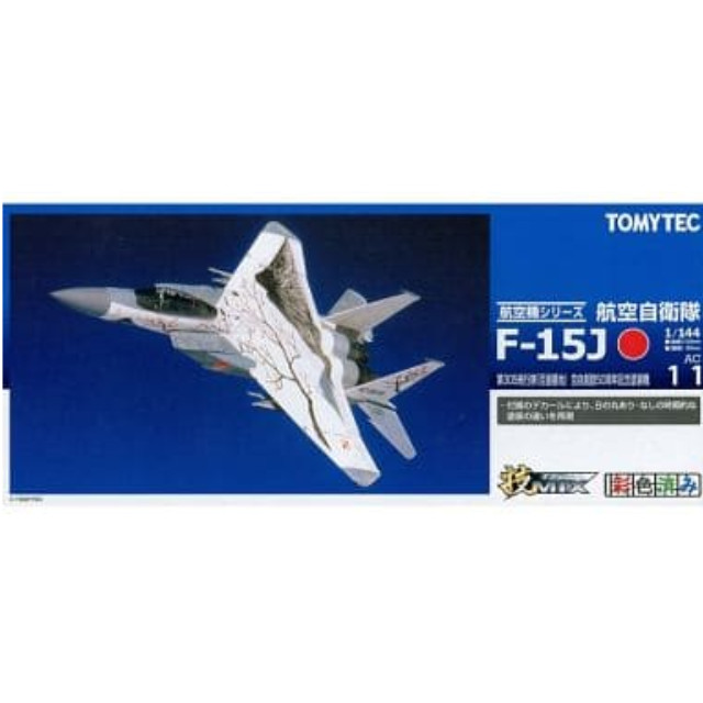 [PTM]1/144 航空自衛隊 F-15J 第305飛行隊(百里基地) 空自創設50周年記念塗装機 「技MIX 航空機シリーズ AC11」 [375555] トミーテック プラモデル