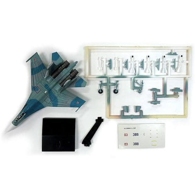 [PTM]1/144 Su-27 フランカーロシア空軍 「ミリタリーエアクラフトシリーズVol.2 世界の主力戦闘機」 カフェレオ プラモデル