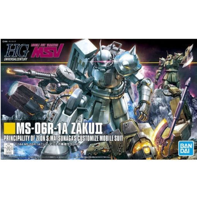 [PTM]1/144 HGUC MS-06R-1A シン・マツナガ専用ザクII 「機動戦士ガンダム」 BANDAI SPIRITS プラモデル