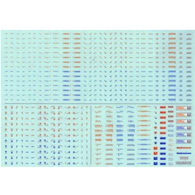 [PTM]NCデカール05 1/100 オレンジ&ブルー(1枚入) [NC05B-100] ハイキューパーツ(HIQ PARTS) プラモデル