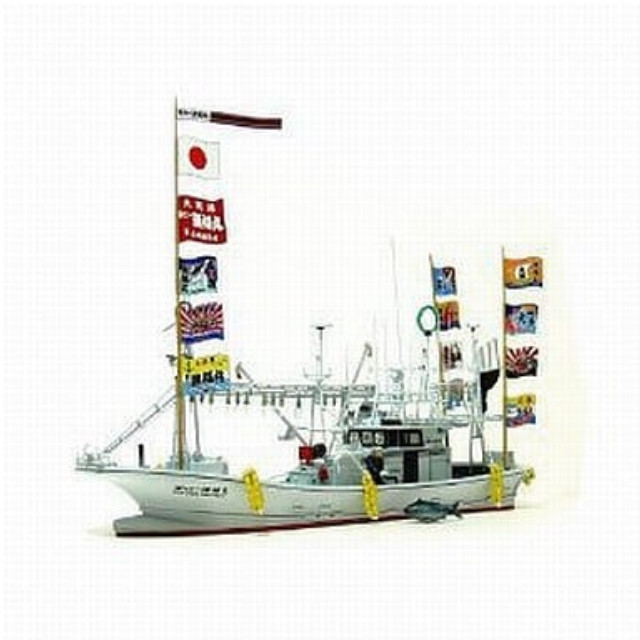 [PTM]1/64 大間のマグロ一本釣り漁船 第三十一漁福丸 喫水線モデル 「漁船シリーズ No.01」 アオシマ プラモデル