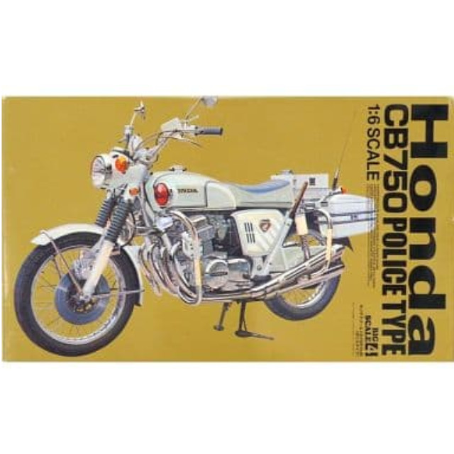 [PTM]1/6 Honda ドリーム CB750 FOUR(ポリスタイプ) 「オートバイシリーズ No.4」 ディスプレイモデル [16004] タミヤ プラモデル
