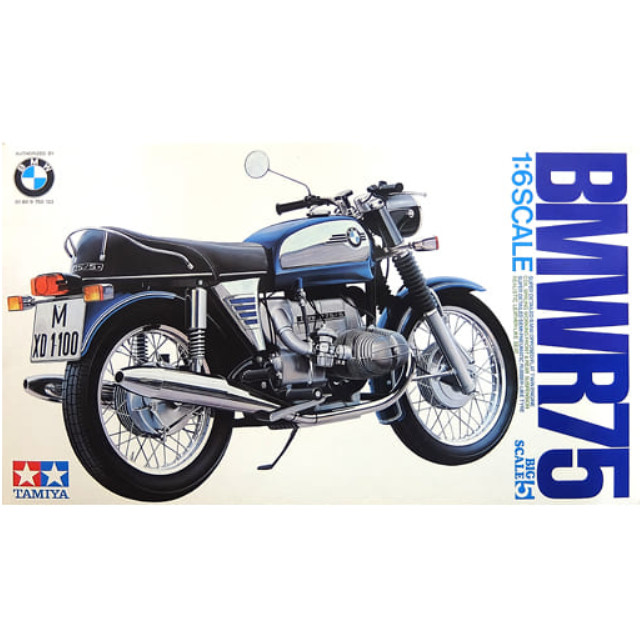 [PTM]1/6 B.M.W. R75 オートバイ 「オートバイシリーズ No.5」 ディスプレイモデル [16005] タミヤ プラモデル