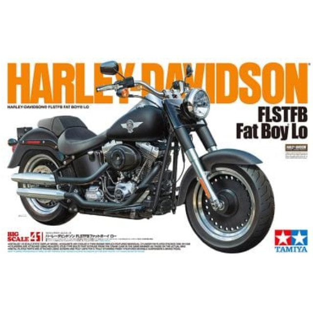 [PTM]1/6 ハーレーダビッドソン FLSTFB ファットボーイ ロー 「オートバイシリーズ No.41」 ディスプレイモデル [16041] タミヤ プラモデル