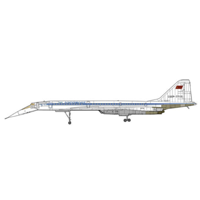 [PTM]1/144 ツポレフ Tu-144D [10833] ハセガワ プラモデル