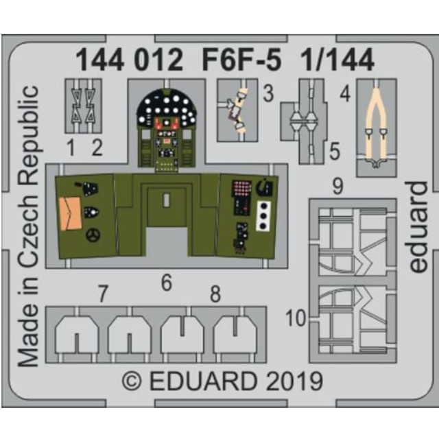 [PTM]1/144 F6F-5 プラッツ/エデュアルド用 エッチングパーツ [EDU144012] Eduard(エデュアルド) プラモデル