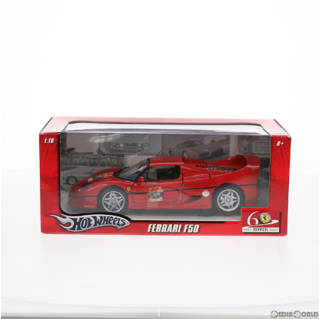 [MDL]Hot WHeeLS(ホットウィール) 1/18 FERRARI F50(レッド) フェラーリ60周年記念モデル 完成品 ミニカー(L2963) マテル