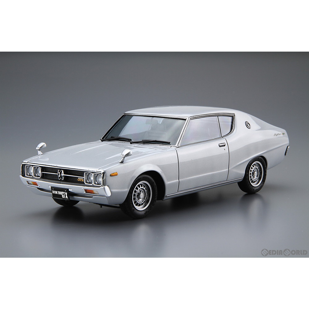 [PTM]ザ・モデルカー No.51 1/24 ニッサン GC111 スカイラインHT2000GTX-E・S '76 プラモデル アオシマ