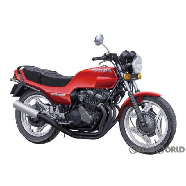 [PTM]ザ・バイク No.48 1/12 ホンダ NC07 CBX400F モンツァレッド '81 カスタムパーツ付き プラモデル アオシマ