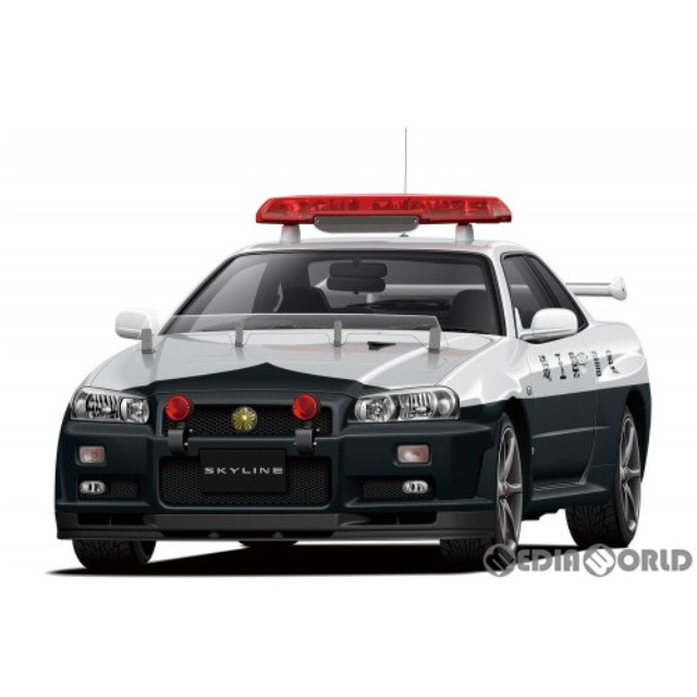 [PTM]ザ・パトロールカー No.1 1/24 ニッサン BNR34 スカイラインGT-R パトロールカー '99 プラモデル アオシマ