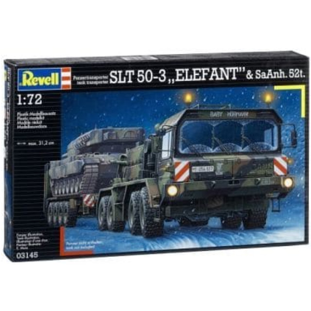 [PTM]1/72 Panzertransporter SLT 50-3 ELEFANT(エレフェント) & SaAnh. 52t プラモデル(03145) Revell(レベル)