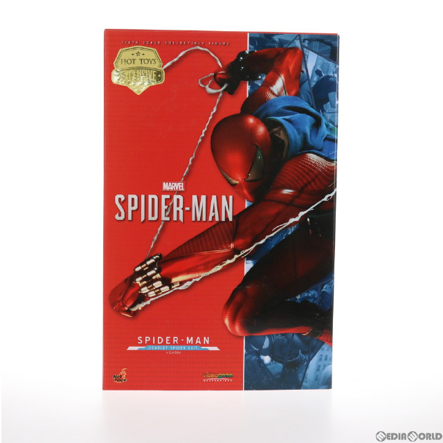 [FIG]ビデオゲーム・マスターピース スパイダーマン(スカーレット・スパイダー・スーツ版) Marvel’s Spider-Man 1/6 完成品 可動フィギュア エクスクルーシブ・ストア限定(VGM#34) ホットトイズ