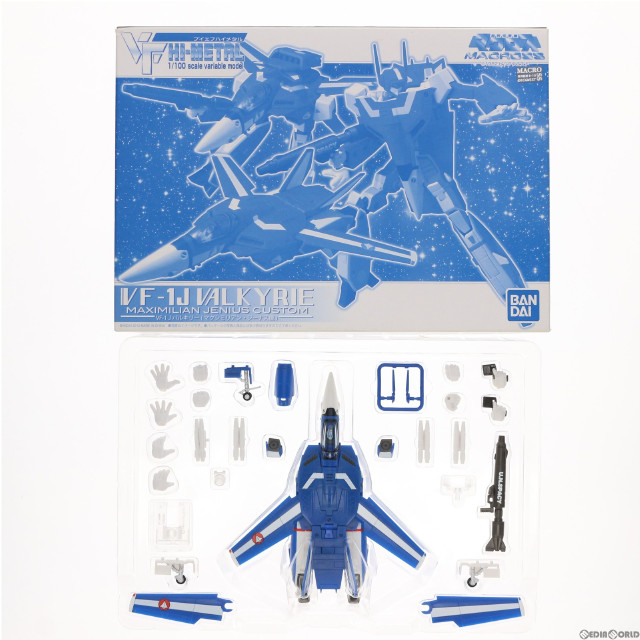 [FIG]VF HI-METAL VF-1J バルキリー(マクシミリアン・ジーナス機) 魂ウェブ限定「超時空要塞マクロス」 フィギュア バンダイ