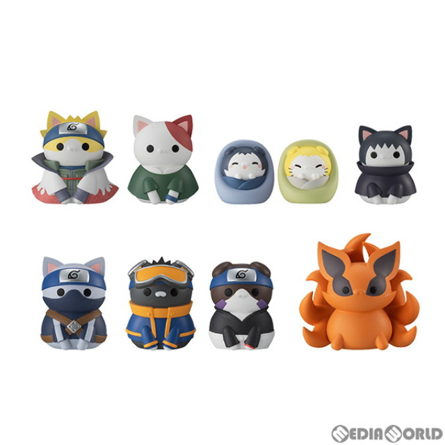 [FIG] (BOX)MEGA CAT PROJECT ニャルト! 少しむかしむかしの木ノ葉隠れの里だってばよ! NARUTO-ナルト- 疾風伝 フィギュア(8個) メガハウス
