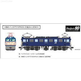 [RWM]H-7-013 ED62-6・青色・PS22・ワイパー交換車・シールドビーム・飯田線 HOゲージ 鉄道模型 MICRO ACE(マイクロエース)