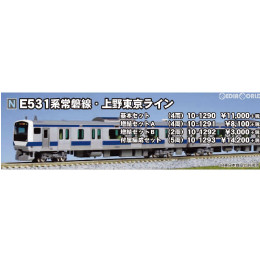 [RWM](再販)10-1291 E531系 常磐線・上野東京ライン 4両増結セットA Nゲージ 鉄道模型 KATO(カトー)