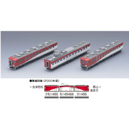 [RWM]92485 JR 455系電車(磐越西線)セット(3両)(動力付き) Nゲージ 鉄道模型 TOMIX(トミックス)