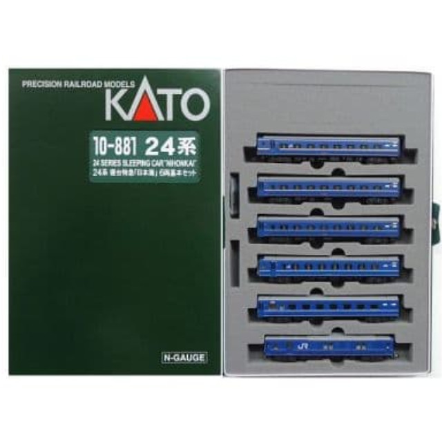 [RWM]10-881 24系 寝台特急「日本海」 基本6両セット Nゲージ 鉄道模型 KATO(カトー)