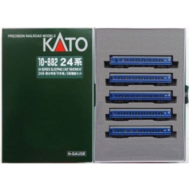 [RWM]10-882 24系 寝台特急「日本海」 増結5両セット Nゲージ 鉄道模型 KATO(カトー)