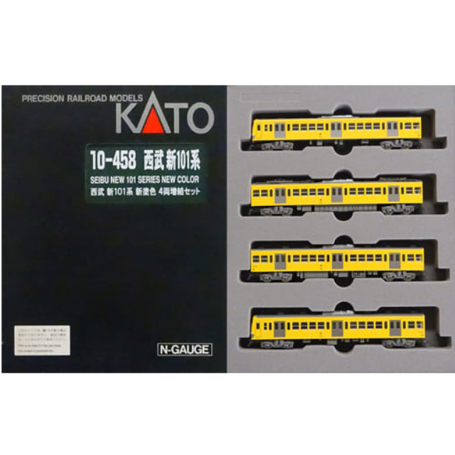 [RWM]10-458 西武 新101系 新塗色 増結4両セット Nゲージ 鉄道模型 KATO(カトー)