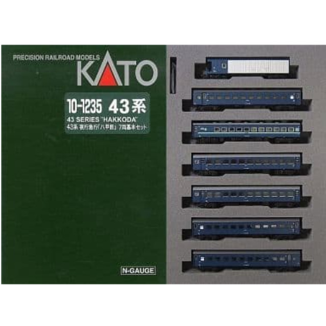 [RWM]10-1235 43系 夜行急行「八甲田」 基本7両セット Nゲージ 鉄道模型 KATO(カトー)