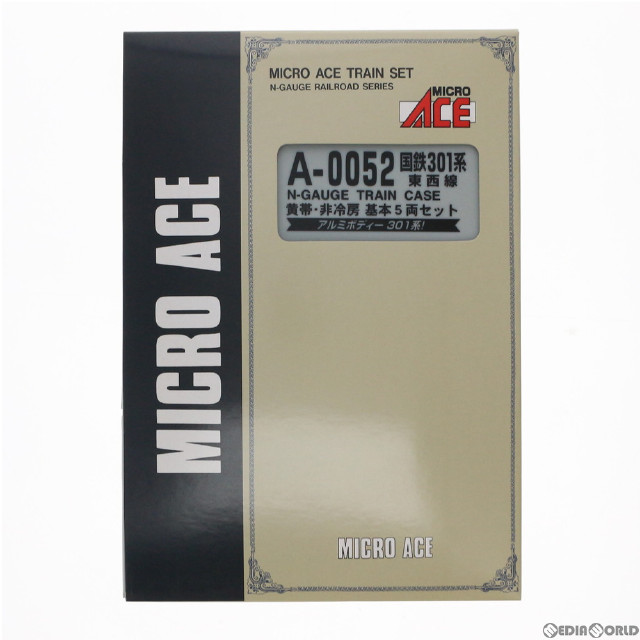 [RWM]A0052 国鉄 301系 東西線 黄帯・非冷房 基本5両セット Nゲージ 鉄道模型 MICRO ACE(マイクロエース)