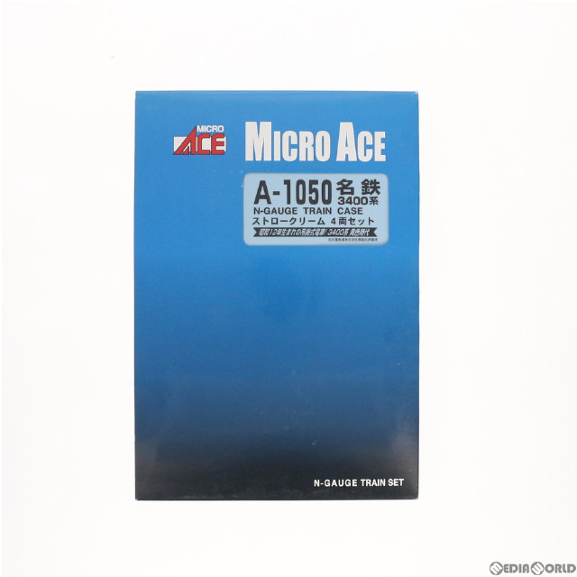 [RWM]A1050 名鉄 3400系 ストロークリーム 4両セット Nゲージ 鉄道模型 MICRO ACE(マイクロエース)