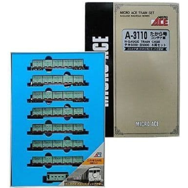 [RWM]A3110 コンテナ列車 たから号 貨車8両セット Nゲージ 鉄道模型 MICRO ACE(マイクロエース)