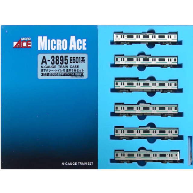 [RWM]A3895 E501系 床下グレー・トイレ付 基本6両セット Nゲージ 鉄道模型 MICRO ACE(マイクロエース)