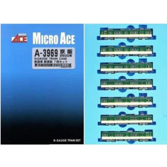 [RWM]A3969 京阪 2600系 新造車 新塗装 7両セット Nゲージ 鉄道模型 MICRO ACE(マイクロエース)