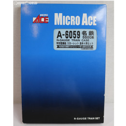 [RWM]A6059 名鉄 5500系 特別整備後 スカーレット 基本4両セット Nゲージ 鉄道模型 MICRO ACE(マイクロエース)