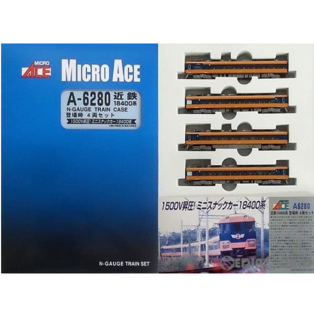 [RWM]A6280 近鉄 18400系 登場時 4両セット Nゲージ 鉄道模型 MICRO ACE(マイクロエース)