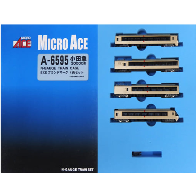 [RWM]A6595 小田急 30000形 EXE ブランドマーク 4両セット Nゲージ 鉄道模型 MICRO ACE(マイクロエース)