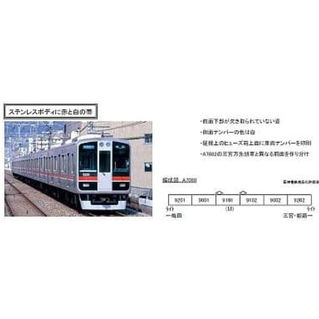 [RWM]A7080 阪神 9000系 旧塗装 6両セット Nゲージ 鉄道模型 MICRO ACE(マイクロエース)