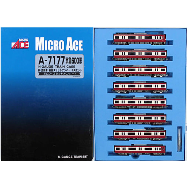 [RWM]A7177 京急 600形・赤・更新車 前面スリットナンバー 8両セット Nゲージ 鉄道模型 MICRO ACE(マイクロエース)