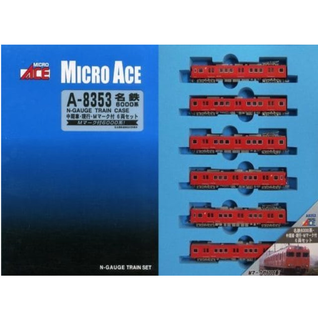 [RWM]A8353 名鉄 6000系 中期車・現行・Mマーク付 6両セット Nゲージ 鉄道模型 MICRO ACE(マイクロエース)