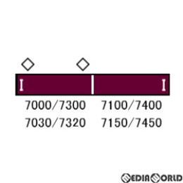 [RWM]阪急 7000/7300系 増結用先頭車2輛セット(動力無し) GREENMAX(グリーンマックス)