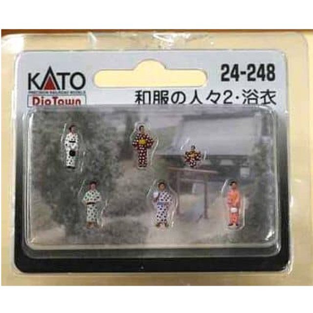 [RWM]24-248 DioTown(ジオタウン) (N)人形 和服の人々2・浴衣 Nゲージ 鉄道模型 KATO(カトー)