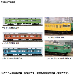 [RWM]18501 国鉄(JR)103系『低運・非ユニット窓・冷改車』 基本4両編成ボディキットA 未塗装組立てキット Nゲージ 鉄道模型 GREENMAX(グリーンマックス)