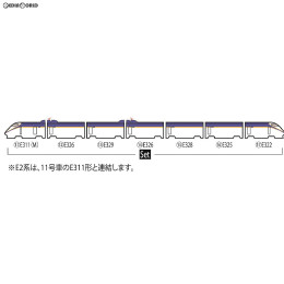 [RWM]98669 JR E3-1000系山形新幹線(つばさ・新塗装)セット(7両) Nゲージ 鉄道模型 TOMIX(トミックス)