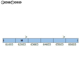 [RWM]30284 東武60000系(野田線・61603編成) 6両編成セット(動力付き) Nゲージ 鉄道模型 GREENMAX(グリーンマックス)