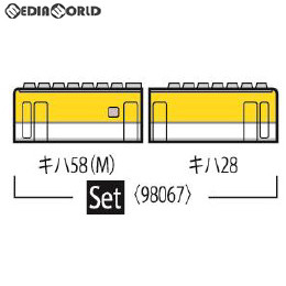 [RWM]98067 JR キハ58系ディーゼルカー(広島色)セット(2両) Nゲージ 鉄道模型 TOMIX(トミックス)