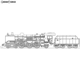 [RWM]国鉄 C53形 後期型 汽車会社製 蒸気機関車 20立米テンダー 組立キット Nゲージ 鉄道模型 ワールド工芸