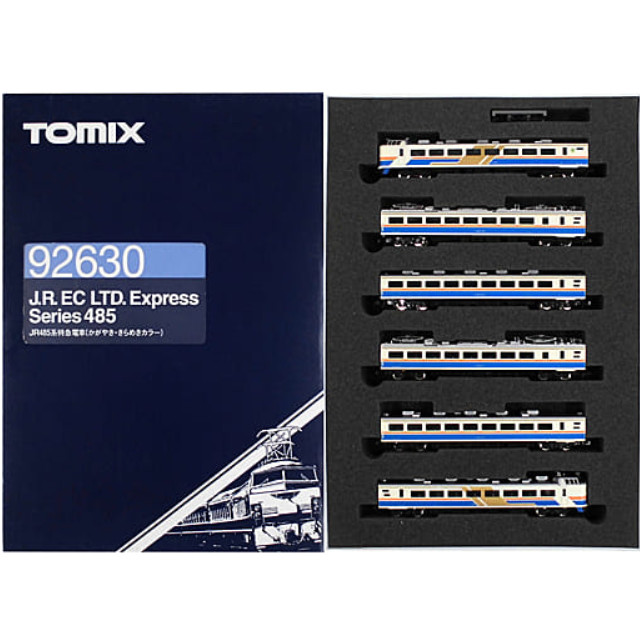 [RWM]92630 JR 485系 特急電車(かがやき・きらめきカラー)(6両) Nゲージ 鉄道模型 TOMIX(トミックス)