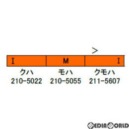 [RWM]30887 JR211系5600番台(SS編成) 基本3両編成セット(動力付き) Nゲージ 鉄道模型 GREENMAX(グリーンマックス)