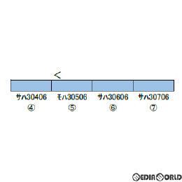 [RWM]30940 西武30000系(新宿線・30106編成) 増結用中間車4両セット(動力無し) Nゲージ 鉄道模型 GREENMAX(グリーンマックス)