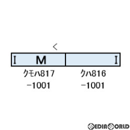 [RWM]30319 JR九州817系1000番台(鹿児島車) 基本2両編成セット(動力付き) Nゲージ 鉄道模型 GREENMAX(グリーンマックス)