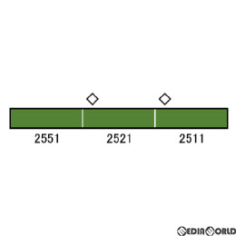 [RWM]30329 京阪2400系(1次車・2451編成・新塗装) 増結用中間車3両セット(動力無し) Nゲージ 鉄道模型 GREENMAX(グリーンマックス)