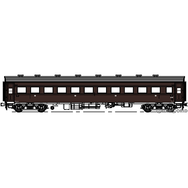 [RWM](再販)TW35T-Oha35KN-1 オハ35キノコ折妻・布張屋根・ぶどう1号(動力無し) HOゲージ 鉄道模型 TRAMWAY(トラムウェイ)
