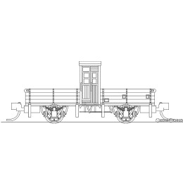 [RWM]私鉄タイプ トフ 無蓋緩急車 組立キット(動力無し) Nゲージ 鉄道模型 ワールド工芸